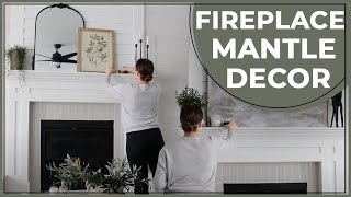 How To Style A Fireplace Mantel  Decorating Ideas For Fireplace Mantel  Mantel Decorating Ideas [upl. by Nyleve]