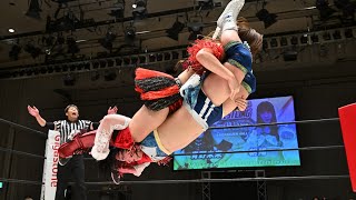 MIKU AONO HITS STYLES CLASH  ACT WRESTLING  WWE WOMEN WRESTLING FINISHERS [upl. by Shoemaker849]