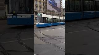 Zürich Flexity Tram beim Hauptbahnhof Zürich  shorts [upl. by Anairdna197]