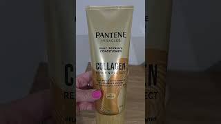 Pantene miracles Collagen shampoo conditioner and mask 🤗 💁‍♀️🧴 [upl. by Annaj802]