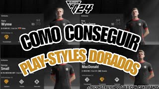 COMO CONSEGUIR PLAYSTYLES DORADOS EN FC 24 [upl. by Hesky]