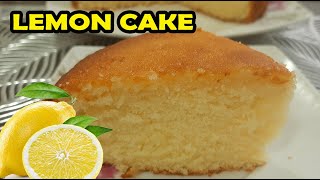 SOFT LEMON CAKE RECIPE  HOW TO MAKE LEMON CAKE  MOIST LEMON POUND CAKE RECIPE [upl. by Yraek]