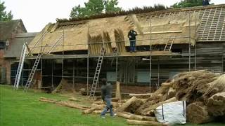 Thatch Roof Construction  Commonwealth Roofing training [upl. by Anreval721]