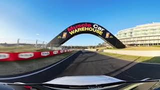 Supercar driver POV  Drive a Lap of Wahluu Mount Panorama Bathurst in 360 VR 8K [upl. by Bonnes315]