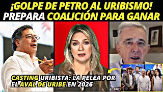 ¡PETRO DESTRUYE campaña URIBISTA y de VICKY CASTING PELEA por el AVAL de URIBE [upl. by Naloc870]