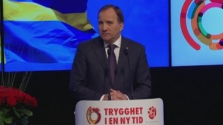 Swedish PM gives emotional speech in wake of Stockholm attack [upl. by Nnylsia178]