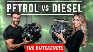 PETROL vs DIESEL Engines  Every Differences Explained in 8 Minutes [upl. by Nerhtak]