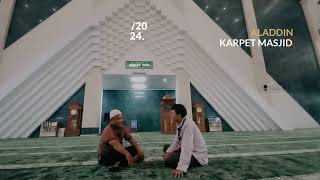 MASYAALLAH KARPET MASJID 1200 M TERPASANG [upl. by Amalea28]