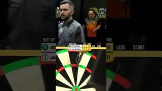 He hit a 9 Darter against HIS SON 🤯 darts [upl. by Atinele]