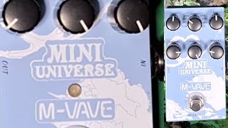 MVave Mini Universe ambient budget reverb pedal All Modes [upl. by Rofotsirk]