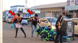 BEST 2023 TRASHMAN PRANK  SOUTH AFRICAfunny prank southafrica viral [upl. by Sihon]