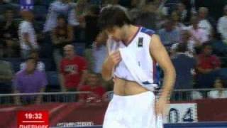 Milos Teodosic  Trojka za pobedu protiv Spanaca Srbija  Spanija 9289 SP 2010 Turska [upl. by Itsud]