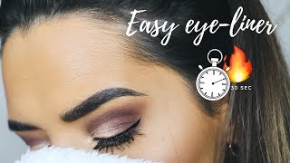 EYELINER  MA TECHNIQUE ULTRA RAPIDE ⏱ [upl. by Hbaruas]