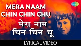 Chin Chin Chu with lyrics  चीन चीन चु गाने के बोल  Howrah Bridge  Ashok Kumar Madhubala [upl. by Tarazi372]