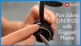 How To Pair a GN 9120 Headset With a Gigaset Phone [upl. by Acirema602]