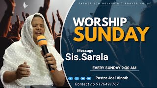 Sunday service Message Pastor Sarala Oct 27 th [upl. by Aicele]