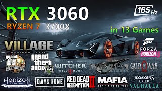 RTX 3060  Ryzen 7 3700X  Test in 13 Games [upl. by Yhtnomit414]