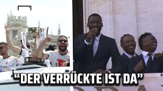 Antonio Rüdiger hält geniale MeisterRede 😂  Real Madrid [upl. by Aelam689]