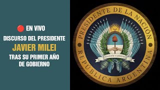 🔴 EN VIVO Discurso del presidente Milei a un año de su gobierno [upl. by Oneal]