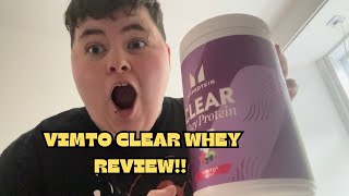 VIMTO CLEAR WHEY PROTEIN REVIEW LEONARDO CAMERON [upl. by Gonyea]