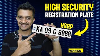 How to get HSRP number plate for your car High Security Registration Plate  Detailed Guide [upl. by Aitercul624]