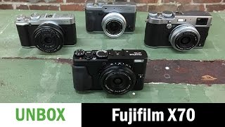 Fujifilm X70 Unboxing and Comparison [upl. by Theda]