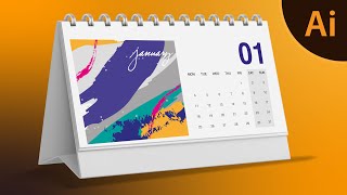 How to create a calendar in Adobe Illustrator [upl. by Leihcim]