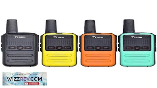 2Pcs ITSOK PMR446 Mini Walkie Talkie Long Range Commutator Station Kid Toys Review [upl. by Oinotla]