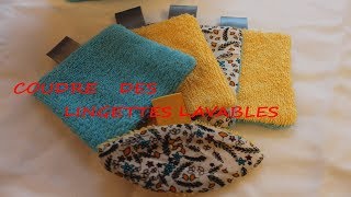 LINGETTES LAVABLES FACILE TUTO [upl. by Birgit]