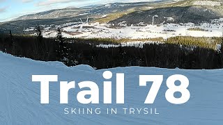 Trail 78 from T1 to Høgegga  Skiing in Trysil Episode 4 [upl. by Nyleak]