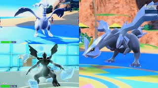 Pokémon Scarlet amp Violet Kyurem Vs Reshiram amp Zekrom Battle of Unova Legendary  Stellar [upl. by Nuahsyt]