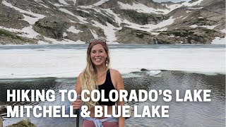 COLORADO Hiking Trail Spotlight Lake Mitchell and Blue Lake in the Brainard Lake Recreation Area [upl. by Effy]