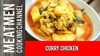 Singapore Curry Chicken Recipe  咖喱鸡 [upl. by Lleinnad]