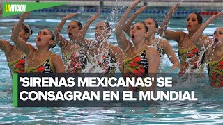 Mexicanas consiguen 4to lugar en Mundial de Natación [upl. by Tnilk]