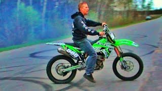 KX 250 BURNOUT [upl. by Eioj69]