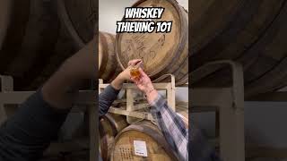 whiskey thieving 101 barrelproof bourbon whiskeythief drill thieves barrel [upl. by Omari]