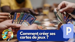 COMMENT CREER SON PROPRE JEU DE CARTES [upl. by Airdnaz945]