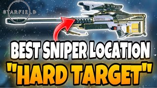 BEST SNIPER In Starfield Location How To Get The HARD TARGET In Starfield [upl. by Ymot572]