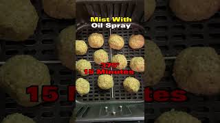 AirFried Falafels shorts falafel airfryer [upl. by Ayotal]