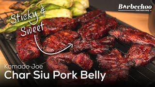 Char Siu Pork Belly with Grilled Pak Choi on the Kamado Joe  Barbechoo [upl. by Rosalind208]