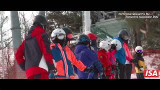 2324 International Pro Ski Instructors Association ISA 국제프로스키지도자협회 국제공인 프로자격레벨검정국제공인 주니어레벨자격검정 [upl. by Atilrahc]