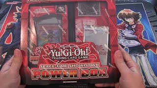 Yugioh SpaceTime Showdown Power Box Opening [upl. by Meter587]