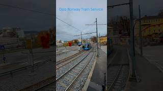 Tram in NorwayOslo Tram serviceOslo Norwaytrending travel norwayoslo viralvideo tram visit [upl. by Erma]