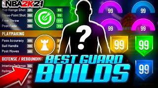 ALL BEST GUARD BUILDS FOR EVERY ARCHETYPE IN NBA 2K21 CURRENT GEN • BEST SHOOTING amp DRIBBLING BUILDS [upl. by Aynotel]