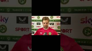 Caoimhín Kelleher after penalty heroics in win over Finland [upl. by Cheshire]