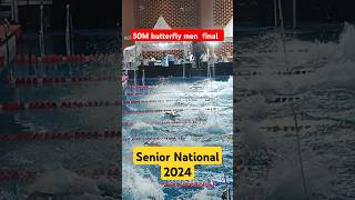 50M butterfly men final  Senior National 2024 [upl. by Eiser]