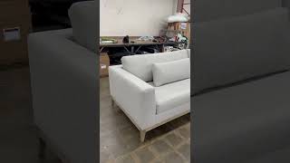 Restoration Hardware Italia Taper Arm Sofa Replica furniture factory direct [upl. by Sivatco]