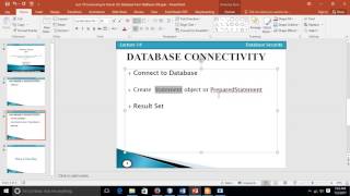 Database Connectivity 02 Connectivity of Oracle database with Java using Netbeans 02 [upl. by Artimed]