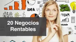 20 Negocios Rentables en México [upl. by Asilav]