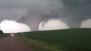 Storm Chasers Follow Rare Double Tornado [upl. by Spanos]